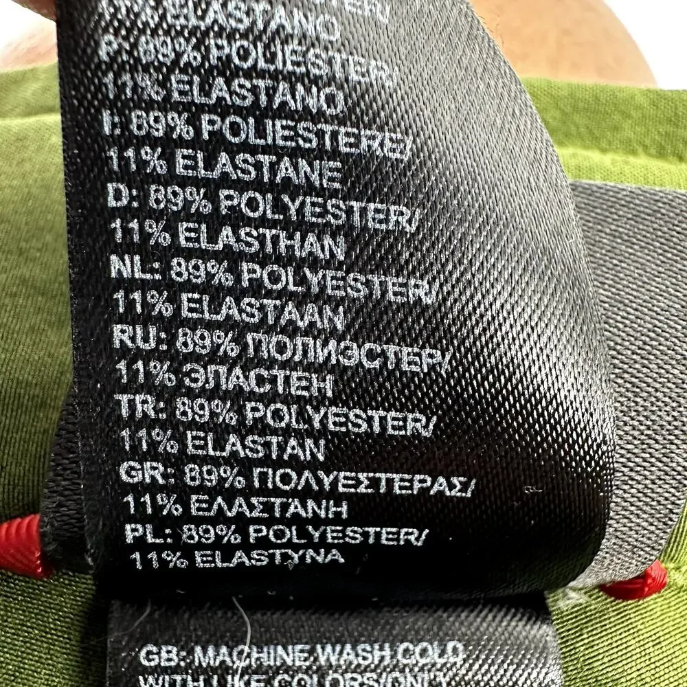North Face Apex Washoe Short Cargo UPF 50 Outdoor Stretch Web Belt Green 30